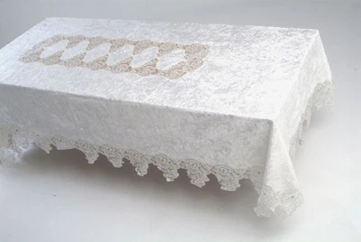 Скатерть Ayova 160х400/молочный 160_400_tach table