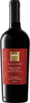 Вино Vin del Fattore Sangiovese Governo червоне сухе 0.75 л (8003861012108)