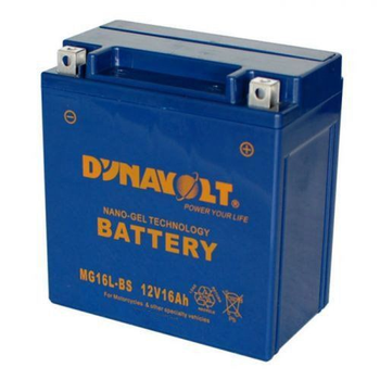 Мото аккумулятор DYNAVOLT MG16L-BS 14 Аh, 170 А, 151х87х161 мм