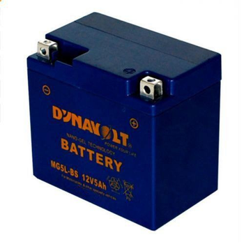 Мото акумулятор DYNAVOLT MG5L-BS 4 Аһ, 55 А, 114х69х109 мм