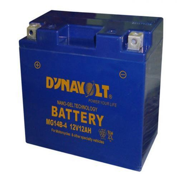 Мото аккумулятор DYNAVOLT MG14B-4 (MG14B-4-C) 12 Аh, 130 А, (+/-), 150х69х145 мм