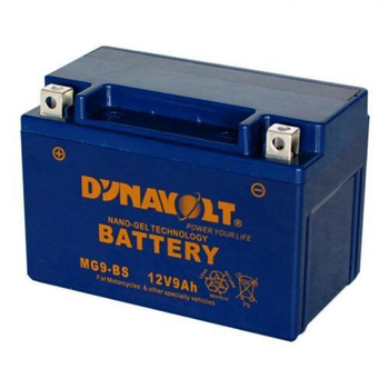 Мото аккумулятор DYNAVOLT MG9-BS 8 Аh, 110 А, (+/-), 151х87х105 мм