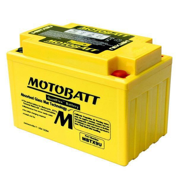Мото акумулятор Motobatt MBTX9U 10,5 Аһ, 160 A, 151x87x110 мм