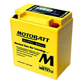 Мото акумулятор Motobatt MBTX7U 8 Аһ, 115 A, (-/+), 114x70x128 мм