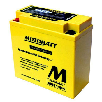 Мото акумулятор Motobatt MBT14B4 13 Аһ, 175 А, (+/-), 150x70x145 мм
