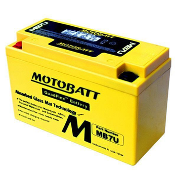 Мото акумулятор Motobatt MB7U 6,5 Аһ, 100 А, (+/-), 151x65x94 мм