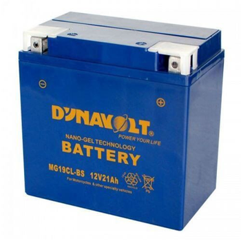 Мото аккумулятор DYNAVOLT MG19СL-BS 21 Аh, 250 А, 175х100х175 мм