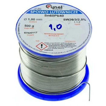Припой Sn60Pb40 1mm (500g)