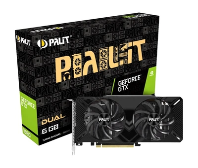 Видеокарта GF GTX 1660 6GB GDDR5 Dual Palit (NE51660018J9-1161A)
