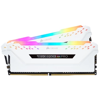 Модуль пам'яті DDR4 2x8GB/3000 Corsair Vengeance RGB Pro White (CMW16GX4M2C3000C15W)