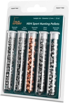 Свинцовые пули H&N Hunting Sample Test 5,5 мм 155 шт (1453.02.92)