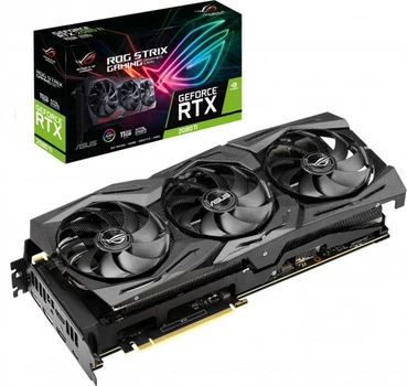 Відеокарта GF RTX 2080 Ti 11GB GDDR6 ROG Strix Gaming Asus (ROG-STRIX-RTX2080TI-11G-GAMING)