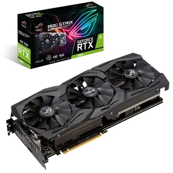 Видеокарта GF RTX 2060 6GB GDDR6 ROG Strix Gaming OC Asus (ROG-STRIX-RTX2060-O6G-GAMING)