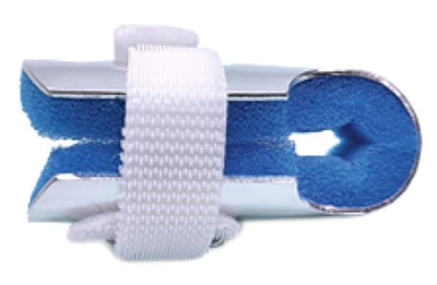 Ортез-шина для фаланги пальця руки з фіксацією Торос-Груп 502 розмір 1 синій (4820192752664)