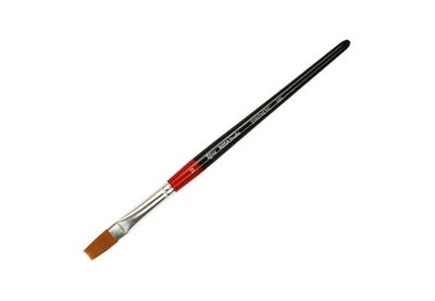 Кисть синтетика Rosa 101 плоская №12 кор. ручка (4823086700475)
