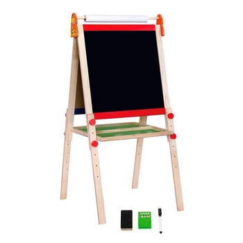 Деревянный мольберт Viga Toys двусторонний магнитный с бумагой (KID_50952) 73 x 56 x 8 см