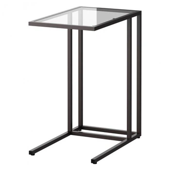 Подставка для ноутбука IKEA VITTSJO стекло черно-коричневый 002.502.49