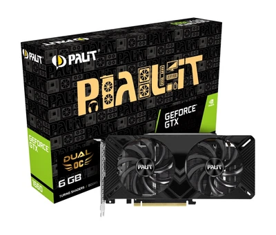 Видеокарта GF GTX 1660 6GB GDDR5 Dual OC Palit (NE51660S18J9-1161A)