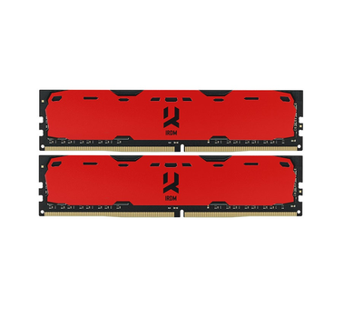Модуль памяти DDR4 2x4GB/2400 GOODRAM Iridium Red (IR-R2400D464L15S/8GDC)