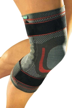 Бандаж на коліно sensiplast S сірий-червоний M10-990072