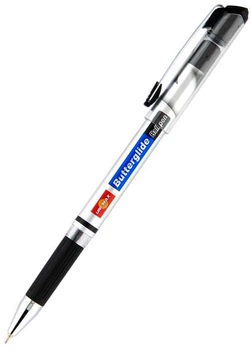 Набір кулькових ручок Unimax Butterglide Чорний 0.7 мм 12 шт. (UX-122-01)