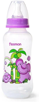 Бутылочка для кормления детская Baby Парочка слонят 300 мл Fissman DP43961