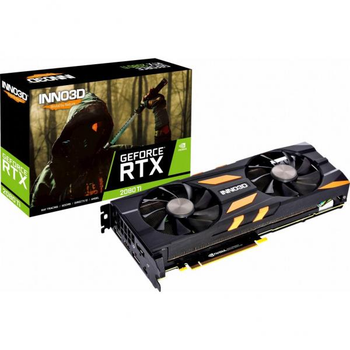 Видеокарта Inno3D GeForce RTX2080 Ti 11Gb X2 OC (N208T2-11D6X-2150633)