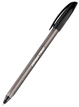 Набор шариковых ручек Unimax Trio 1.0 мм Черный 12 шт (UX-104-01)