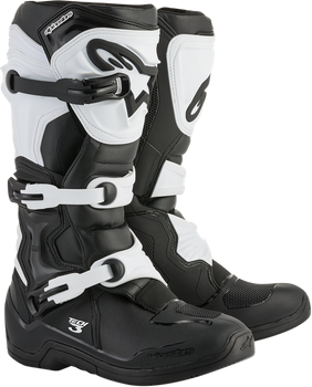 Мотоботи Alpinestars TECH 3, 42, Чорний/Білий (721298)