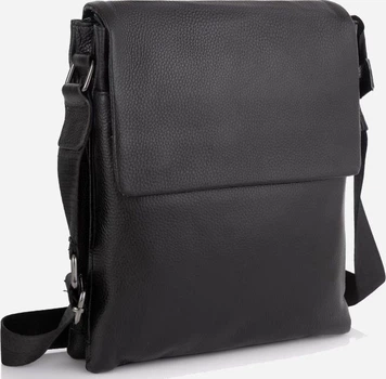 Мужская сумка кожаная Tiding Bag A25F-8873A Черная