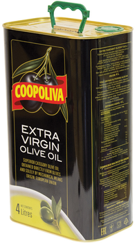 Оливкова олія Coopoliva Extra Virgin холодного пресування 4 л (8410522100270)