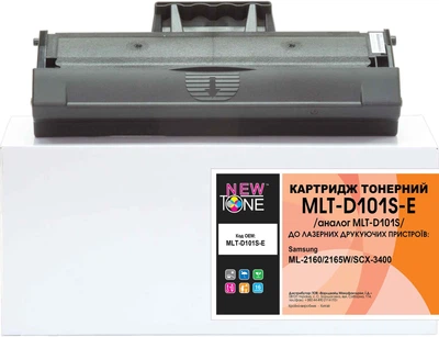 Картридж NewTone для Samsung ML-2160/2165W/SCX-3400 аналог MLT-D101S Black (MLT-D101S-E)