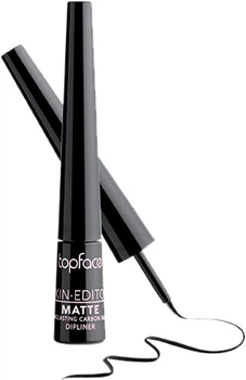 Подводка для глаз TopFace Carbon Black Matte PT405 2.5 мл (8681217240384)