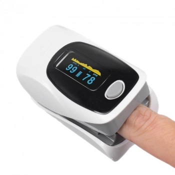 Пульсоксиметр на палець iMDK C101A3 для вимірювання пульсу та рівня кисню в крові