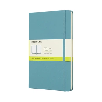 Блокнот Moleskine Classic средний 13х21 см 240 страниц нелинованный Океанский Синий (8058341715383)