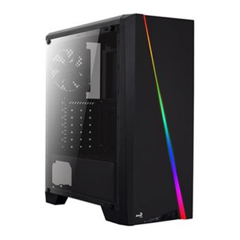 Корпус Aerocool PGS Cylon Mini BG RGB Window Glass Black без БП