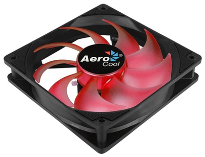 Вентилятор Aerocool Motion 12 Plus Red LED 120мм, 3-pin, 4-pin