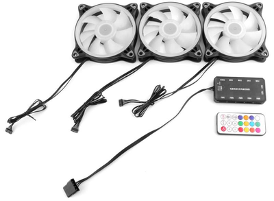 Вентилятор Aardwolf Performa RGB (APF-120RAINBOW-KIT); 3х120мм