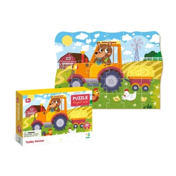 Дитячий пазл "Ведмедик-тракторист" DoDo 300371, 30 ел. DoDo Toys 300371