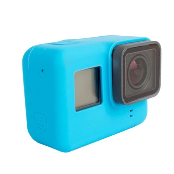 Силіконовий чохол для GoPro HERO7, HERO6 та HERO5 без рамки SHOOT XTGP347BLUE Блакитний