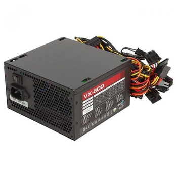 Блок питания 800 Вт Aerocool, 24+4+4 pin, питание видеокарты - 4x(6+2 pin), 120 мм, ATX Б/У