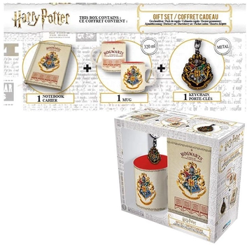 Подарочный набор ABYstyle Harry Potter - чашка брелок блокнот Хогвартс (ABYPCK140)