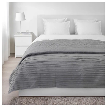 Покрывало IKEA (ИКЕА) VEKETÅG 250х260см серое (503.819.50)