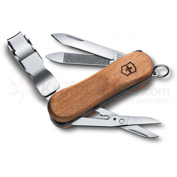 Швейцарский складной нож Victorinox Delemont Nail Clip Wood 580 (0.6461.63)