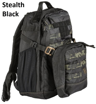 Рюкзак тактический с сумкой 5.11 MIRA 2-IN-1 PACK 25L 56348 Stealth Black