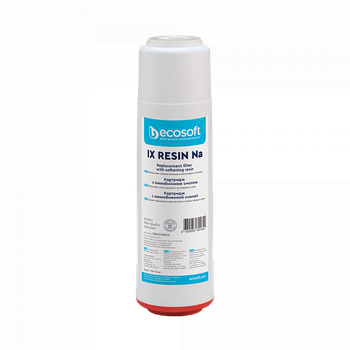 Картридж для пом’якшення води ECOSOFT 2,5"Х10" з іонообмінною смолою (Na+)