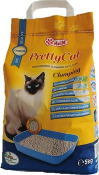 Наполнитель для кошачьего туалета Pretty Cat Classic без аромата Бентонитовый комкующий 5 кг (5948311200014)