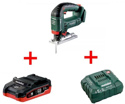 Акумуляторний лобзик Metabo STAB 18 LTX 100 (1 акумулятор LIHD 3.5 Ач і зарядний пристрій)