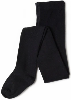 Колготки хлопковые однотонные для девочки H&M 0487206006 110-116 см (4-6 years) Черный
