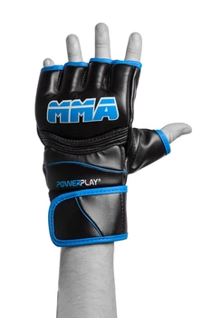 Рукавиці для MMA PowerPlay 3055 Чорно-Сині XL